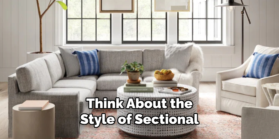 Think About the Style of Sectional