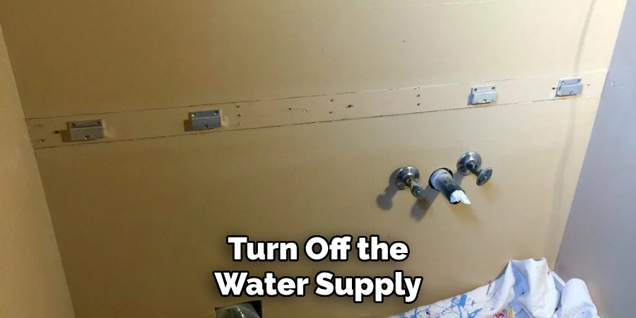 Turn Off the Water Supply