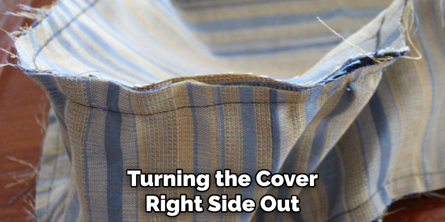 Turning the Cover Right Side Out: