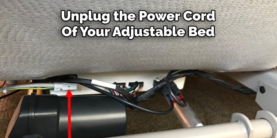Unplug the Power Cord Of Your Adjustable Bed