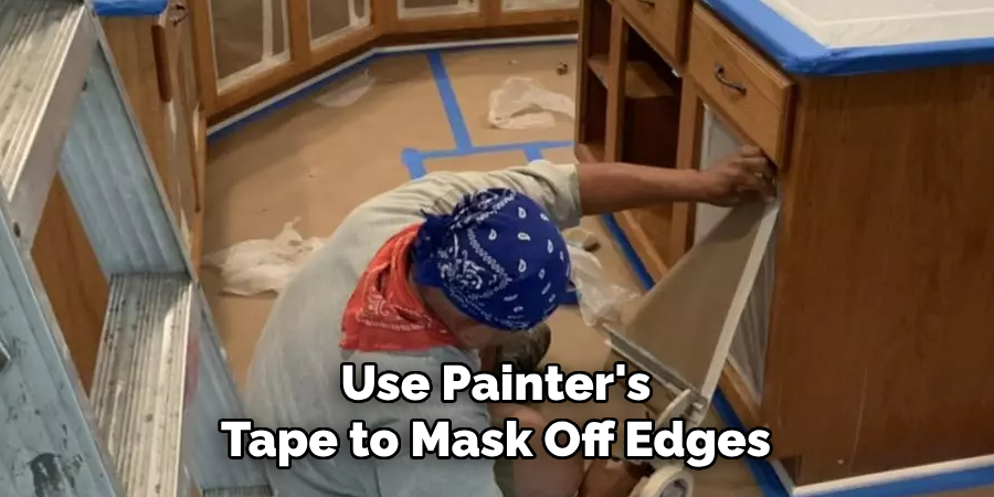 Use Painter's Tape to Mask Off Edges