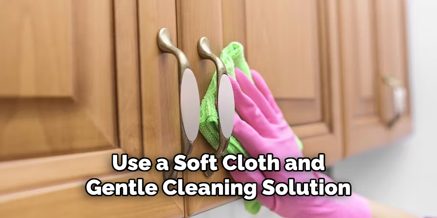 Use a Soft Cloth and Gentle Cleaning Solution