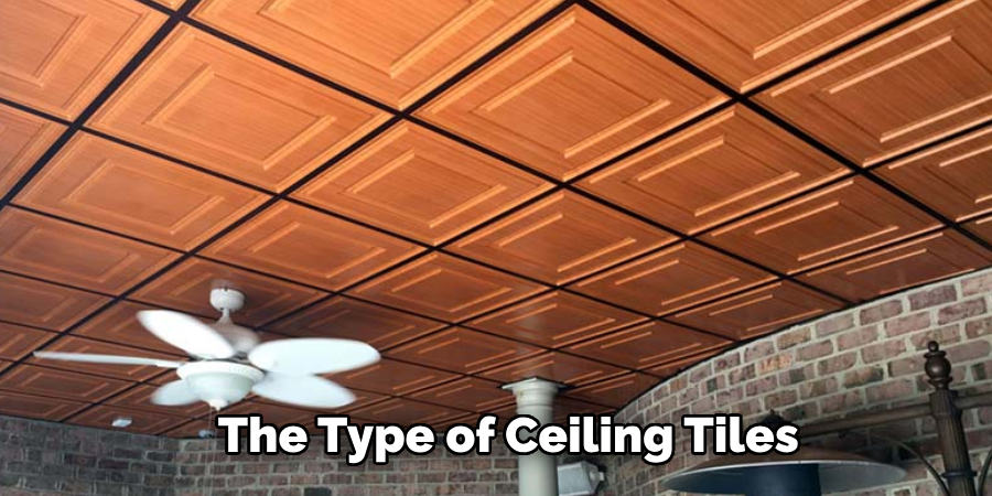  the Type of Ceiling Tiles