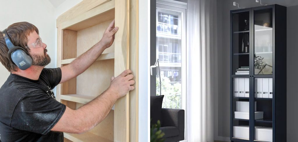 How to Build Bookshelves With Doors