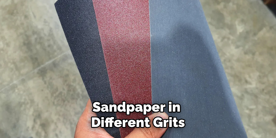 Sandpaper in Different Grits