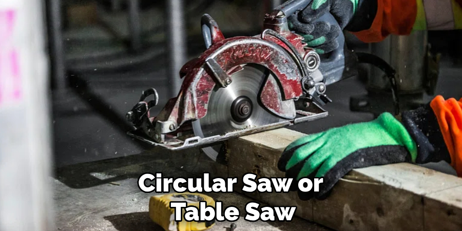 Circular Saw or Table Saw