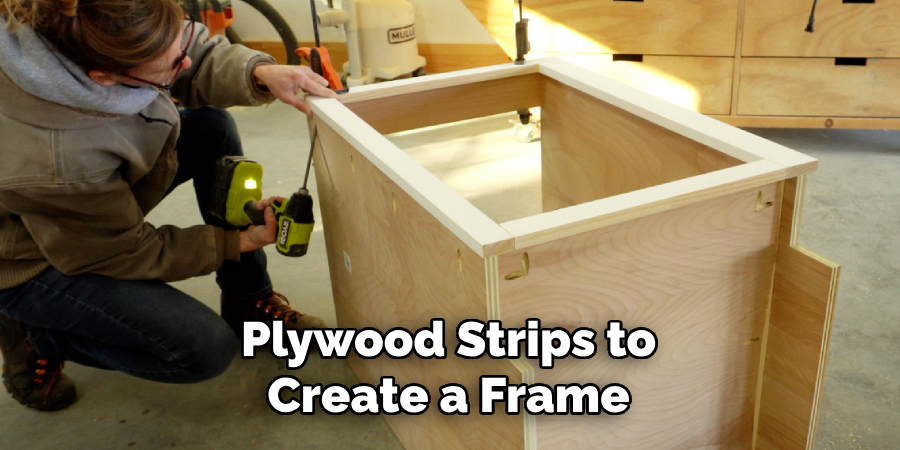 Plywood Strips to Create a Frame