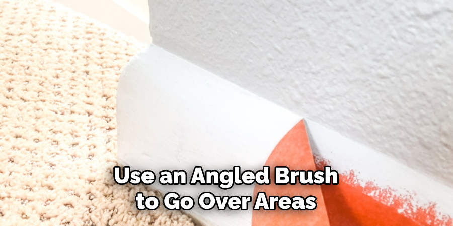 Use an Angled Brush to Go Over Areas