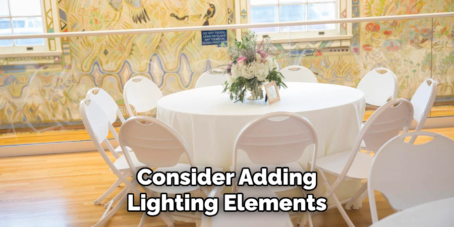 Consider Adding Lighting Elements