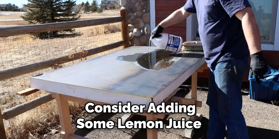 Consider Adding Some Lemon Juice