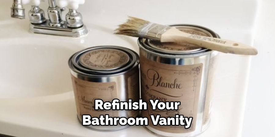 Refinish Your Bathroom Vanity