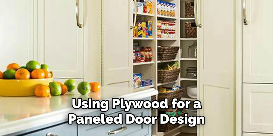 Using Plywood for a Paneled Door Design