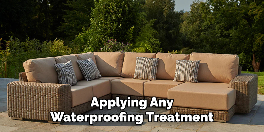 Applying Any Waterproofing Treatment