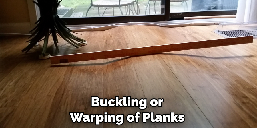 Buckling or Warping of Planks