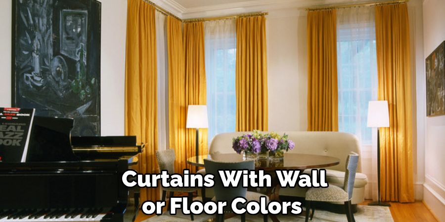  Curtains With Wall or Floor Colors