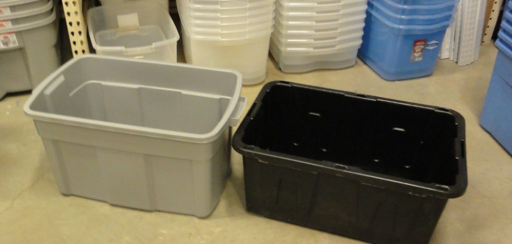 How to Make Plastic Storage Bins Look Nice