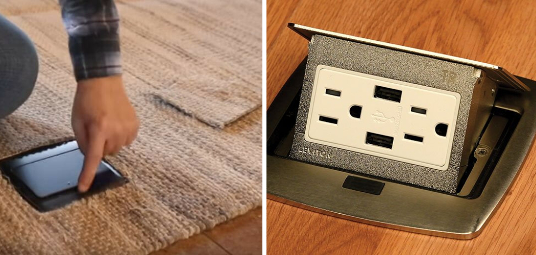 How to Open Floor Outlet Cover