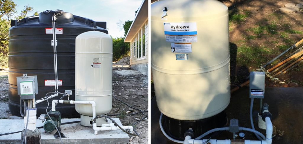 How to Pump Water From Storage Tank to House
