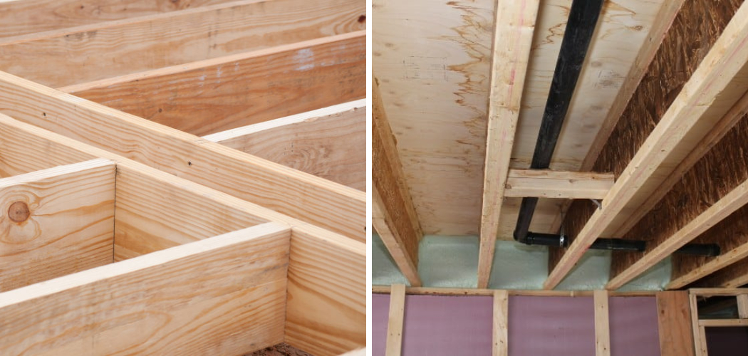 How to Reinforce Floor Joists for Plumbing