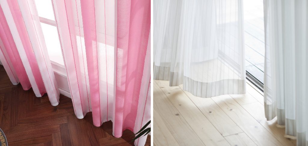 How to Shorten Sheer Curtains Without Cutting or Sewing