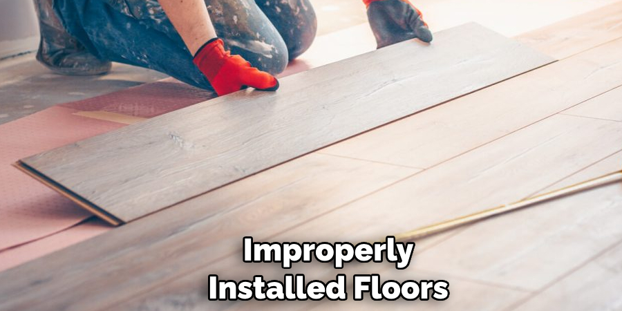 Improperly Installed Floors