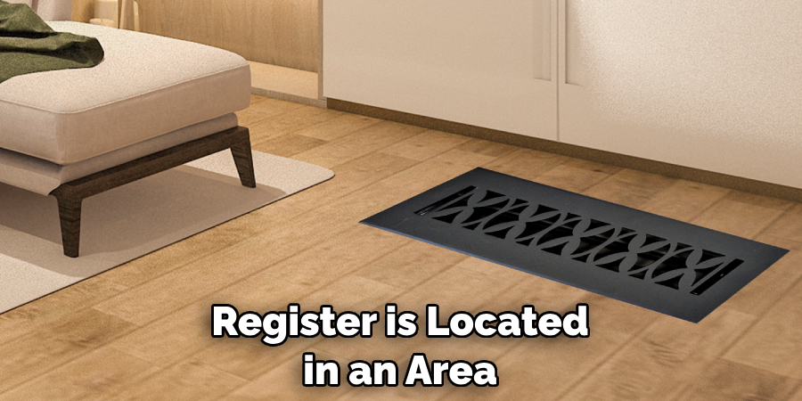 Register is Located in an Area