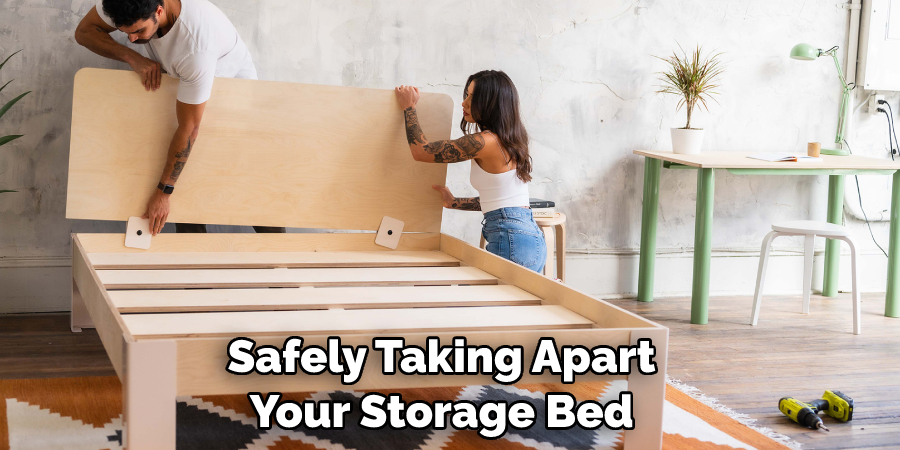 Safely Taking Apart Your Storage Bed