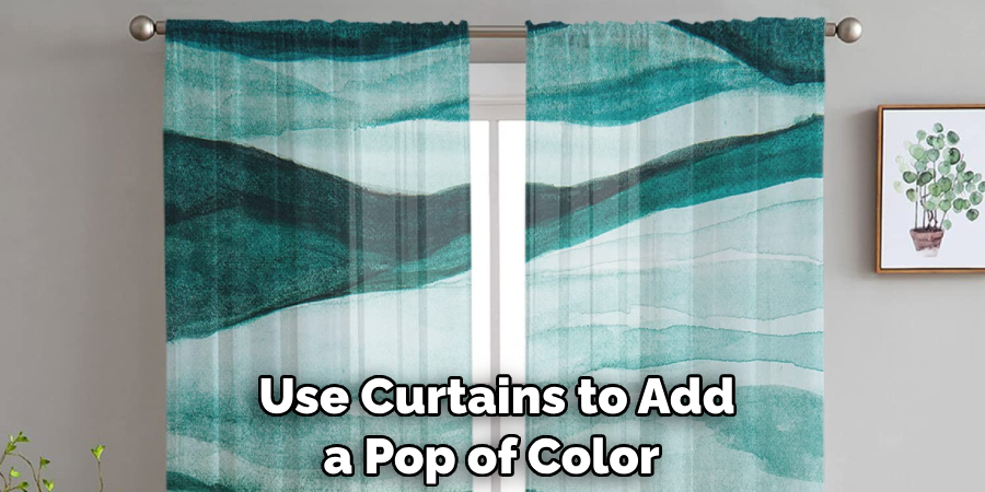  Use Curtains to Add a Pop of Color