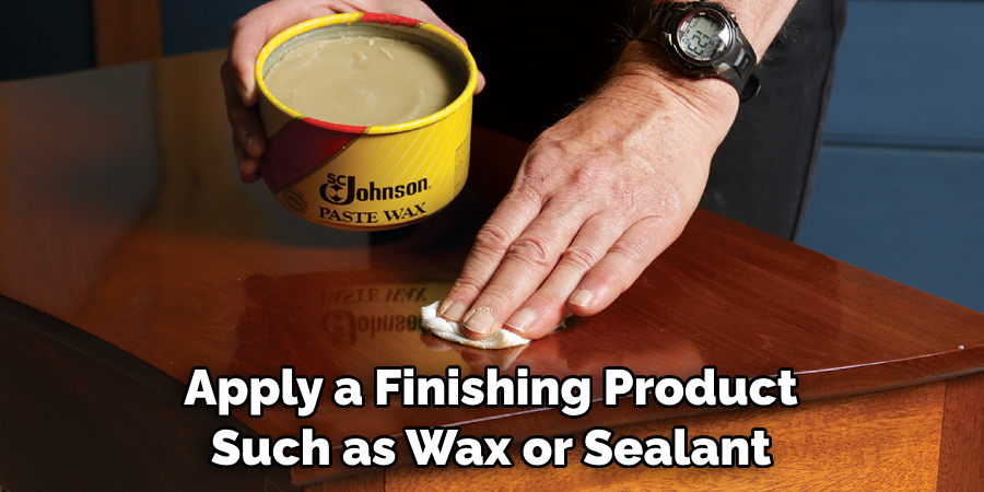 Apply a Finishing Product Such as Wax or Sealant