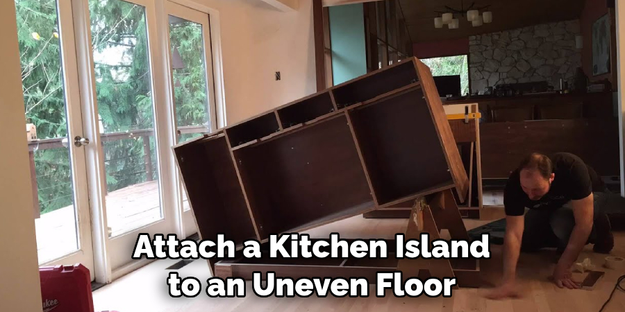 Attach a Kitchen Island to an Uneven Floor