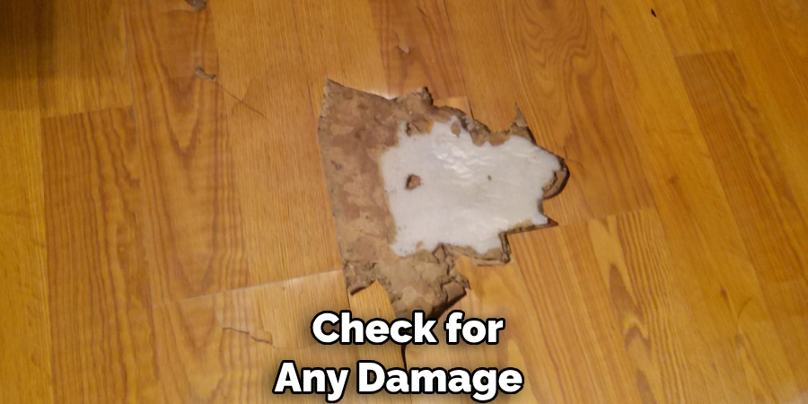  Check for Any Damage 