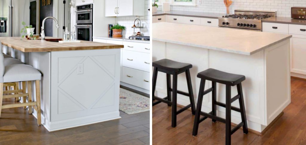 How is a Kitchen Island Attached to the Floor