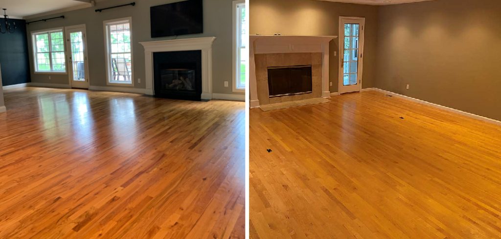 How to Tone Down Orange Wood Floors