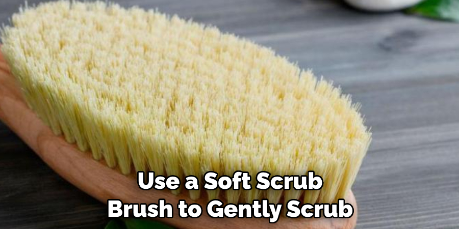 Use a Soft Scrub Brush to Gently Scrub
