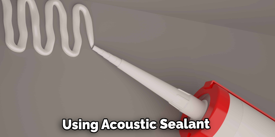 Using Acoustic Sealant