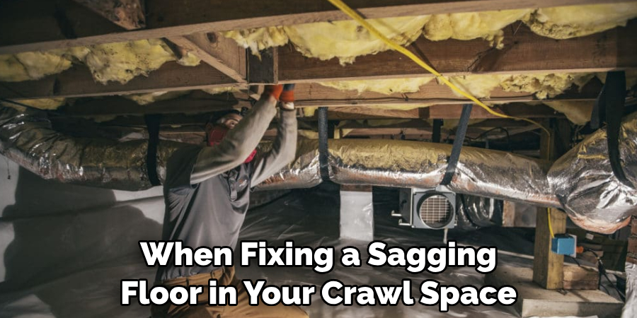 When Fixing a Sagging Floor in Your Crawl Space