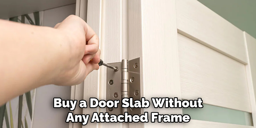 Buy a Door Slab Without Any Attached Frame