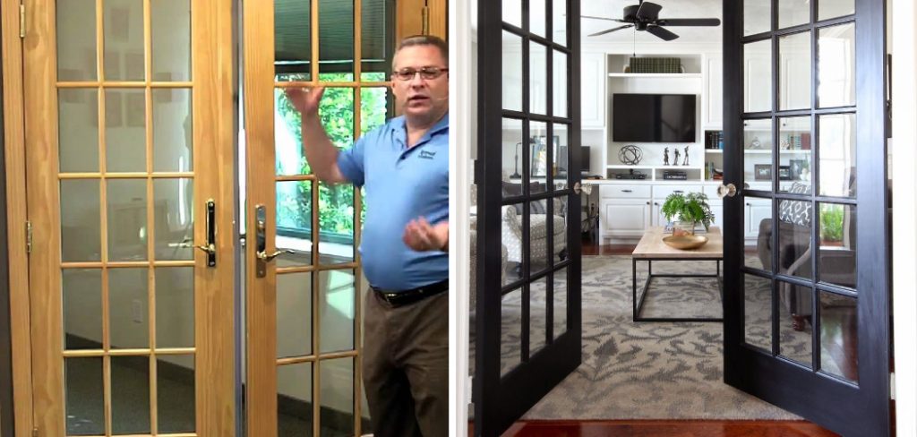 How to Lock French Doors Interior