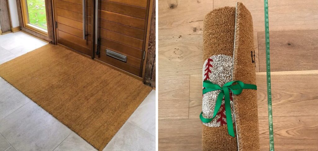 How to Wrap a Door Mat