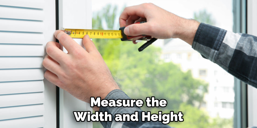 Measure the Width and Height