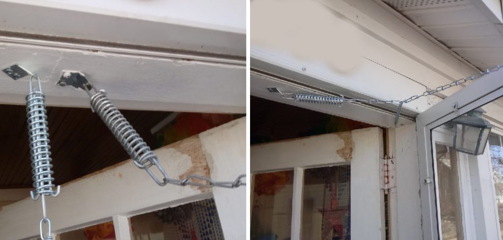 How to Install a Storm Door Chain