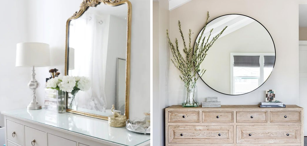 How to Secure Leaning Mirror on Dresser