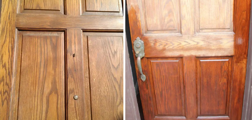 How to Stain a Front Door