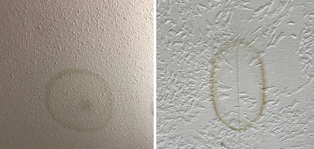How to Get Rid of Water Stains on Popcorn Ceiling