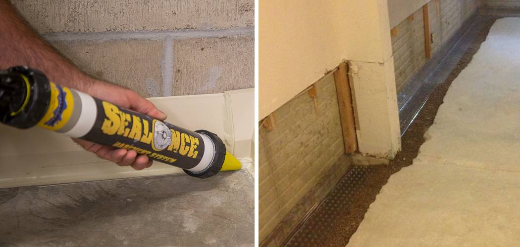 How to Seal Basement Wall Floor Joint