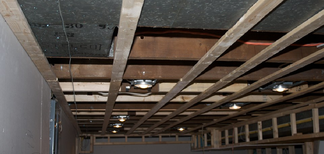 How to Cover Basement Ceiling