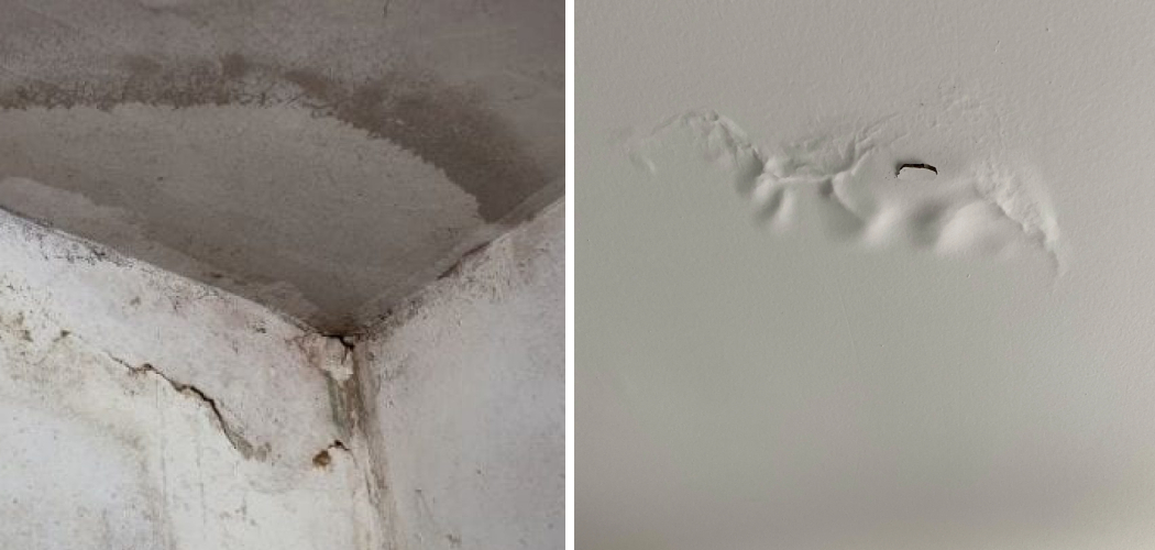 How to Fix Water Bubble in Ceiling