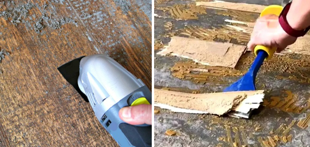 How to Remove Flooring Glue