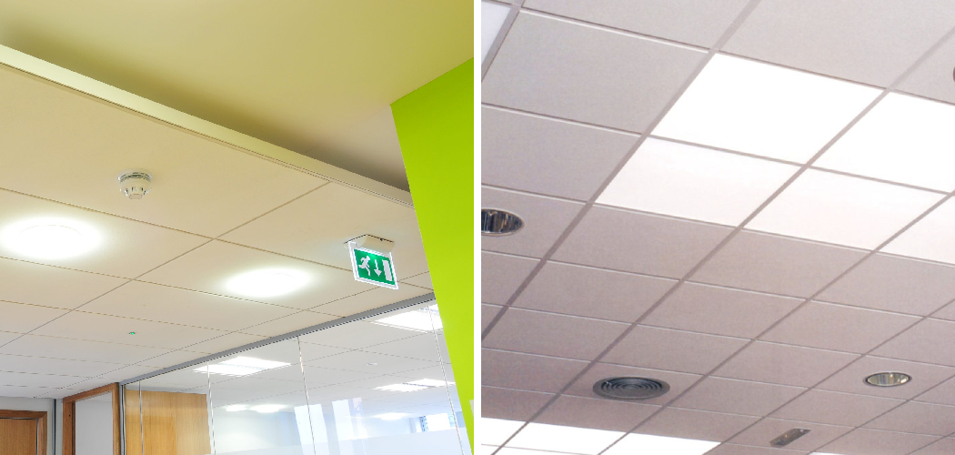 How to Clean Suspended Ceiling Tiles