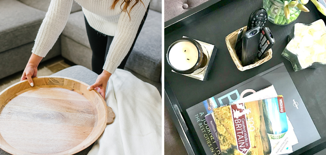 How to Decorate Ottoman Tray